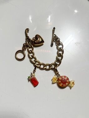 vintage Juicy Couture charm bracelet with charms